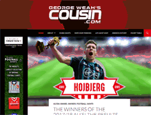 Tablet Screenshot of georgeweahscousin.com